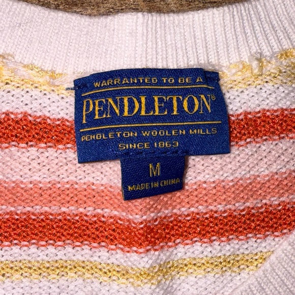 Pendelton Button Down Striped Cardigan Size Medium - Picture 10 of 10